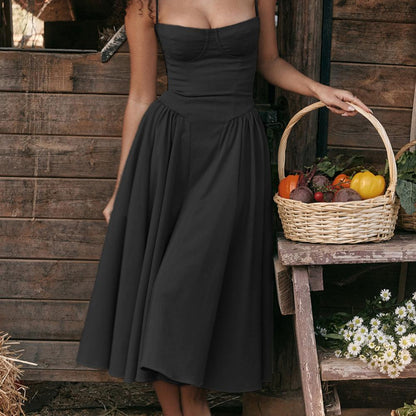 Sanduhrförmiges Sommerkleid