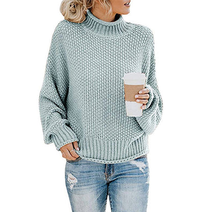 CozyWeave Turtleneck Cardigan