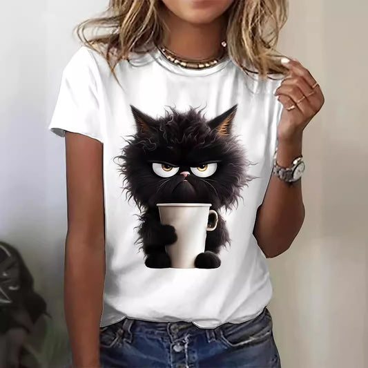 Funny Cat women casual