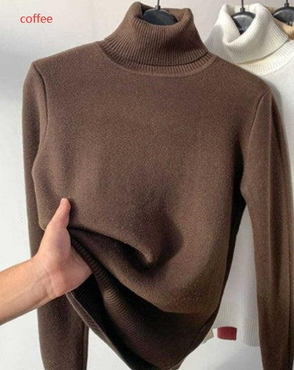 Rollkragenpullover aus Merinowolle